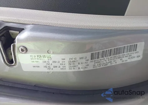 2018 Chrysler Pacifica Lx z USA, uszkodzony, nr VIN 2C4RC1CG4JR130464